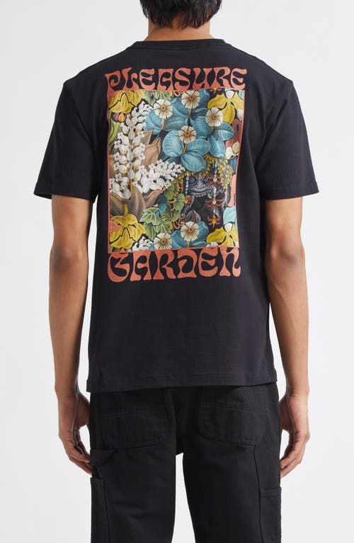 Endless Joy Heavyweight Cotton Graphic T-shirt In Black