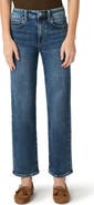 PAIGE Stevie Seamed Ankle Straight Leg Jeans