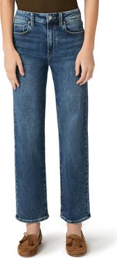 PAIGE Stevie Seamed Ankle Straight Leg Jeans