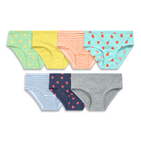 Kids Bikini 7-Pack In Fresh Fruit Mix (Toddler, Little Kid, & Big Kid)