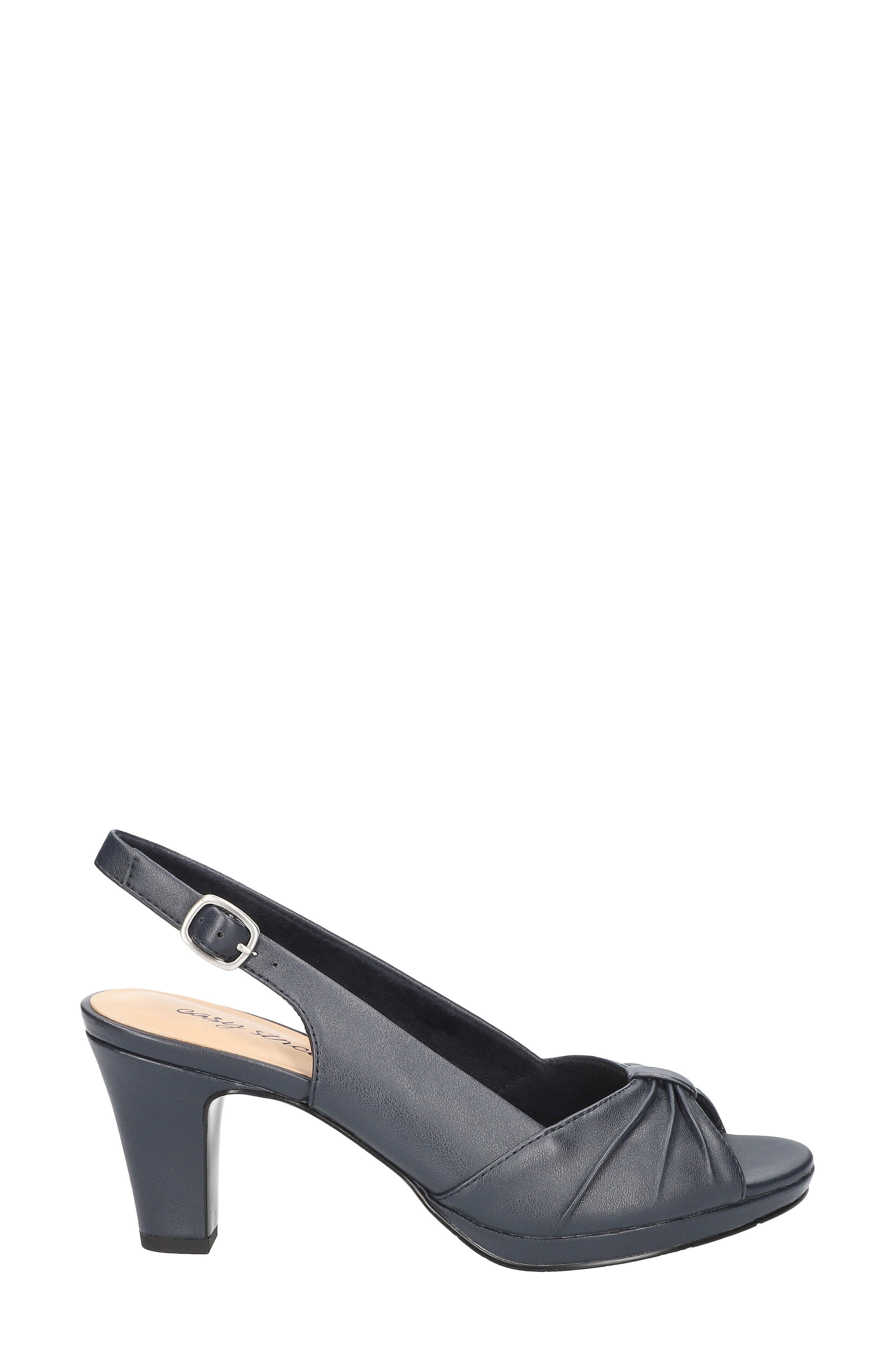Saturn Slingback Sandal, Alternate, color, NAVY
