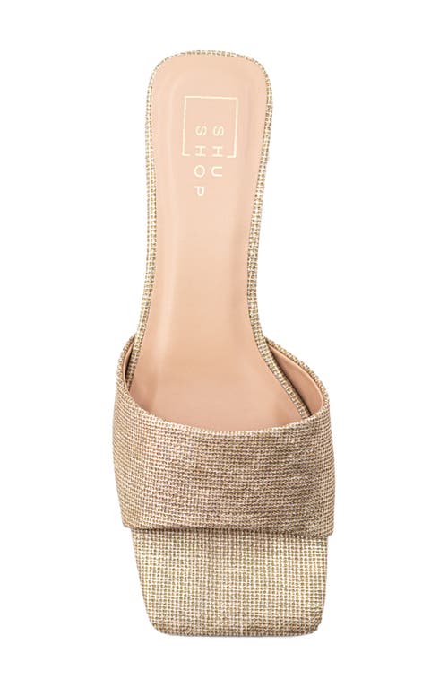 Shushop Forture Kitten Heel Slide Sandal
