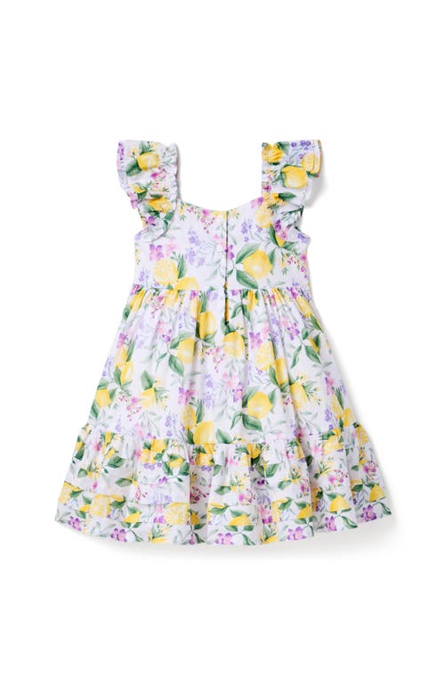 Janie And Jack The Lemon Grove Dress In White