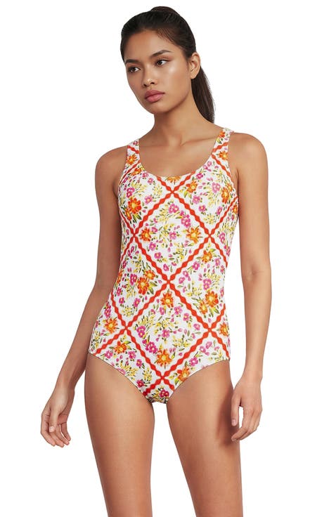 Tugless Low Leg One Piece Swimsuit