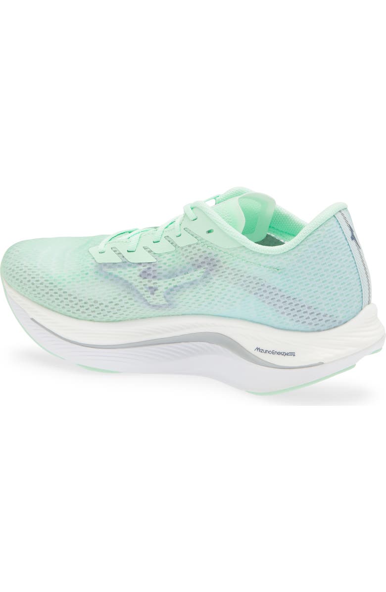 Mizuno Wave Rebellion Flash 2 Running Shoe, Alternate, color, Neo Mint-Vintage Indigo