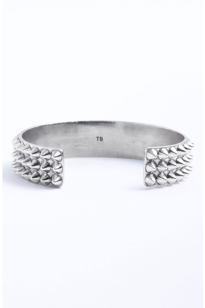 'Punk Pavé' Cuff, Alternate, color, SILVER