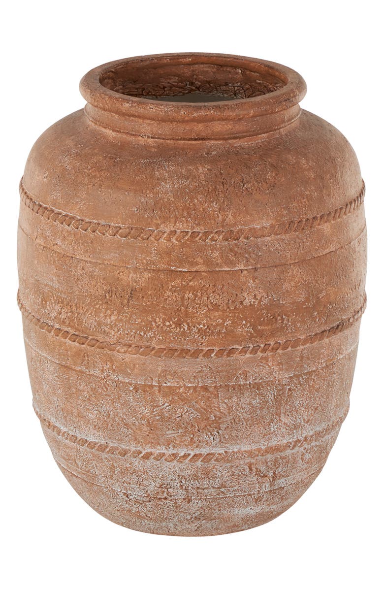 GINGER BIRCH STUDIO Brown Magnesium Oxide Vase, Alternate, color,