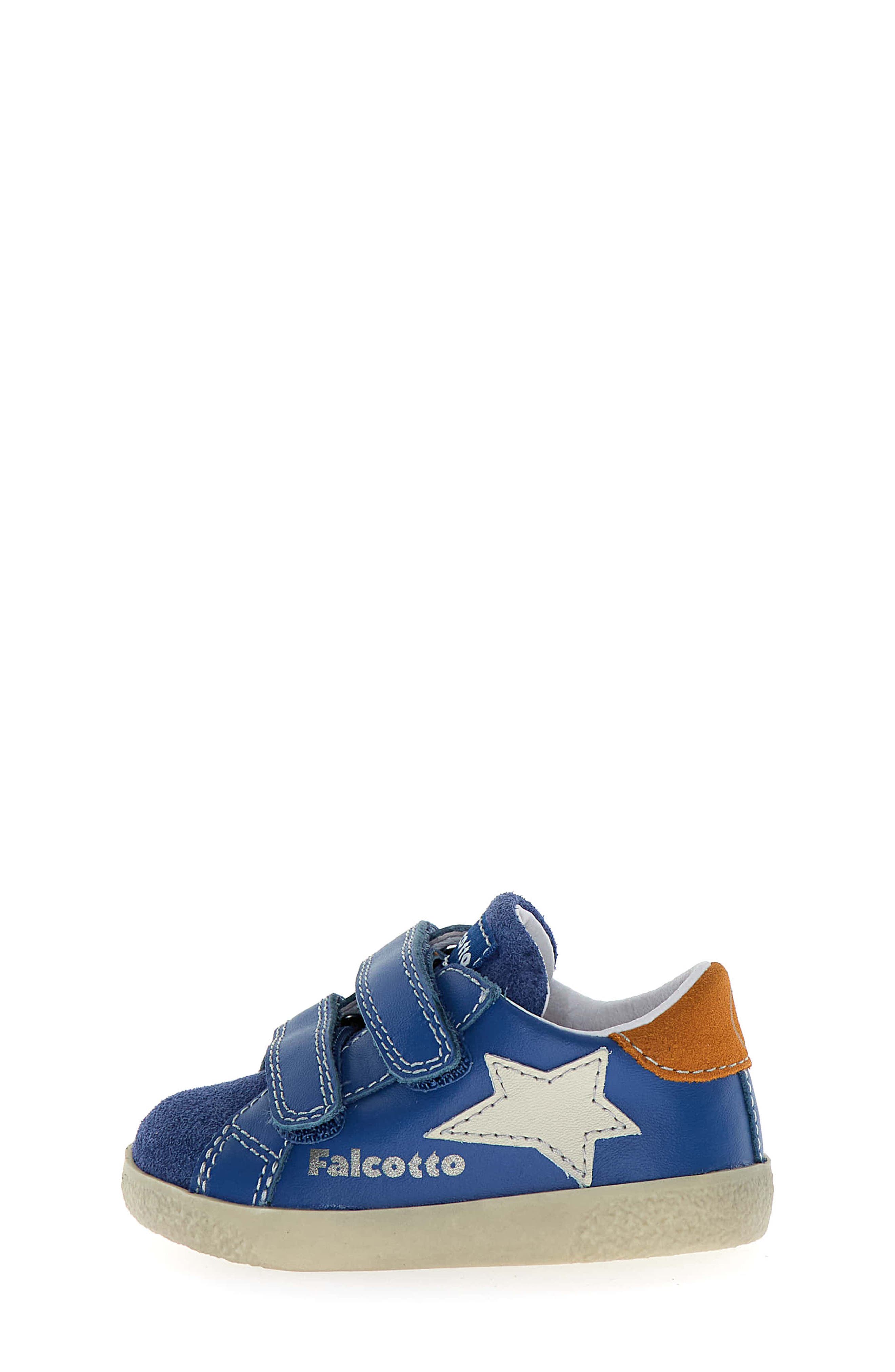 Naturino Kids' Falcotto Alnoite Sneaker, Alternate, color, Azure-Milk-Dark Orange
