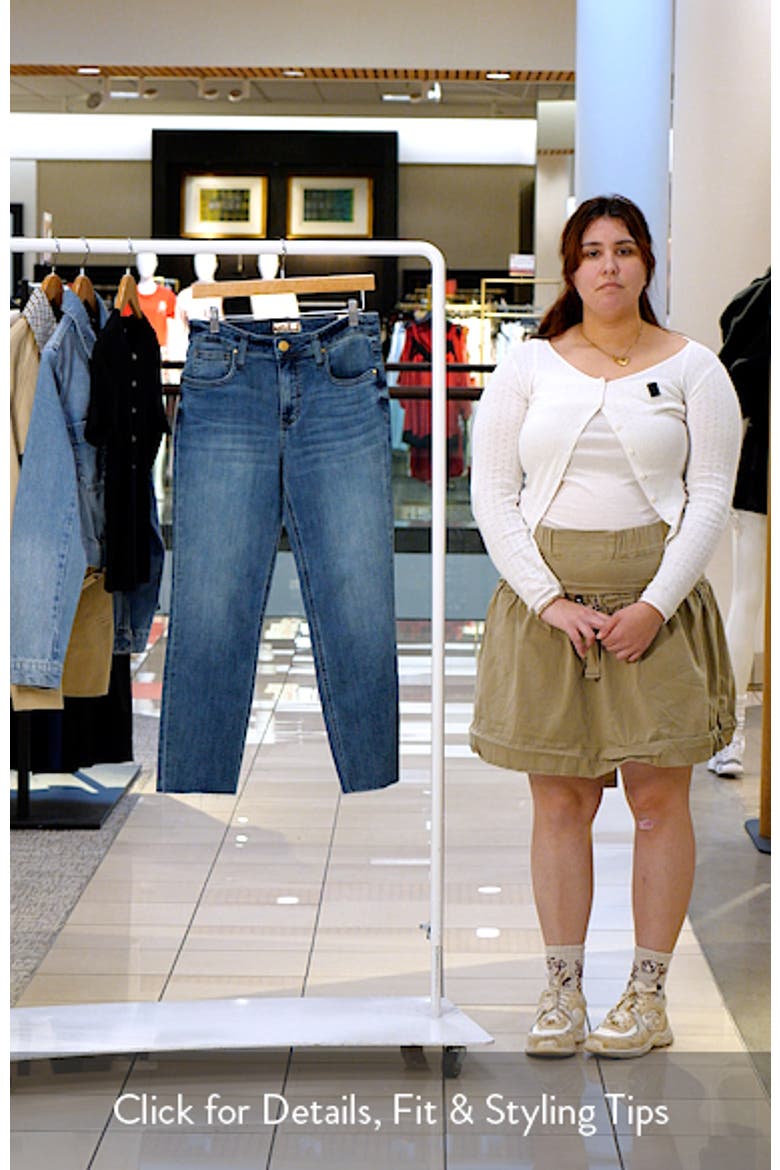 Rachael Raw Hem High Waist Crop Mom Jeans video