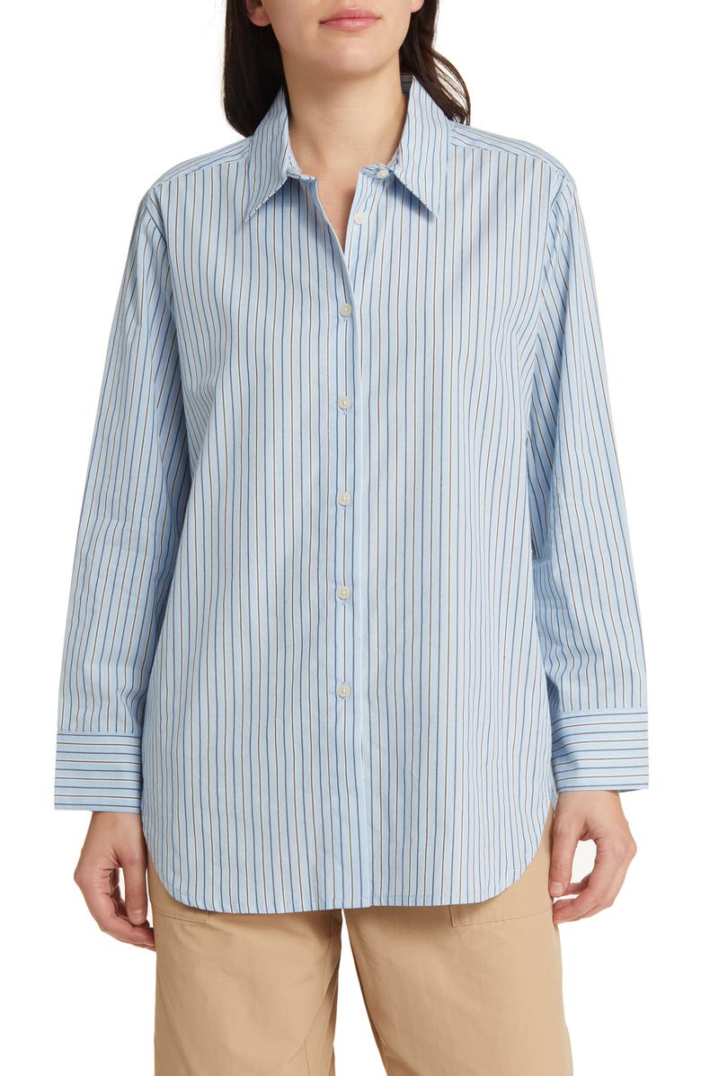 Masai Copenhagen Ilak Stripe Shirt, Main, color,