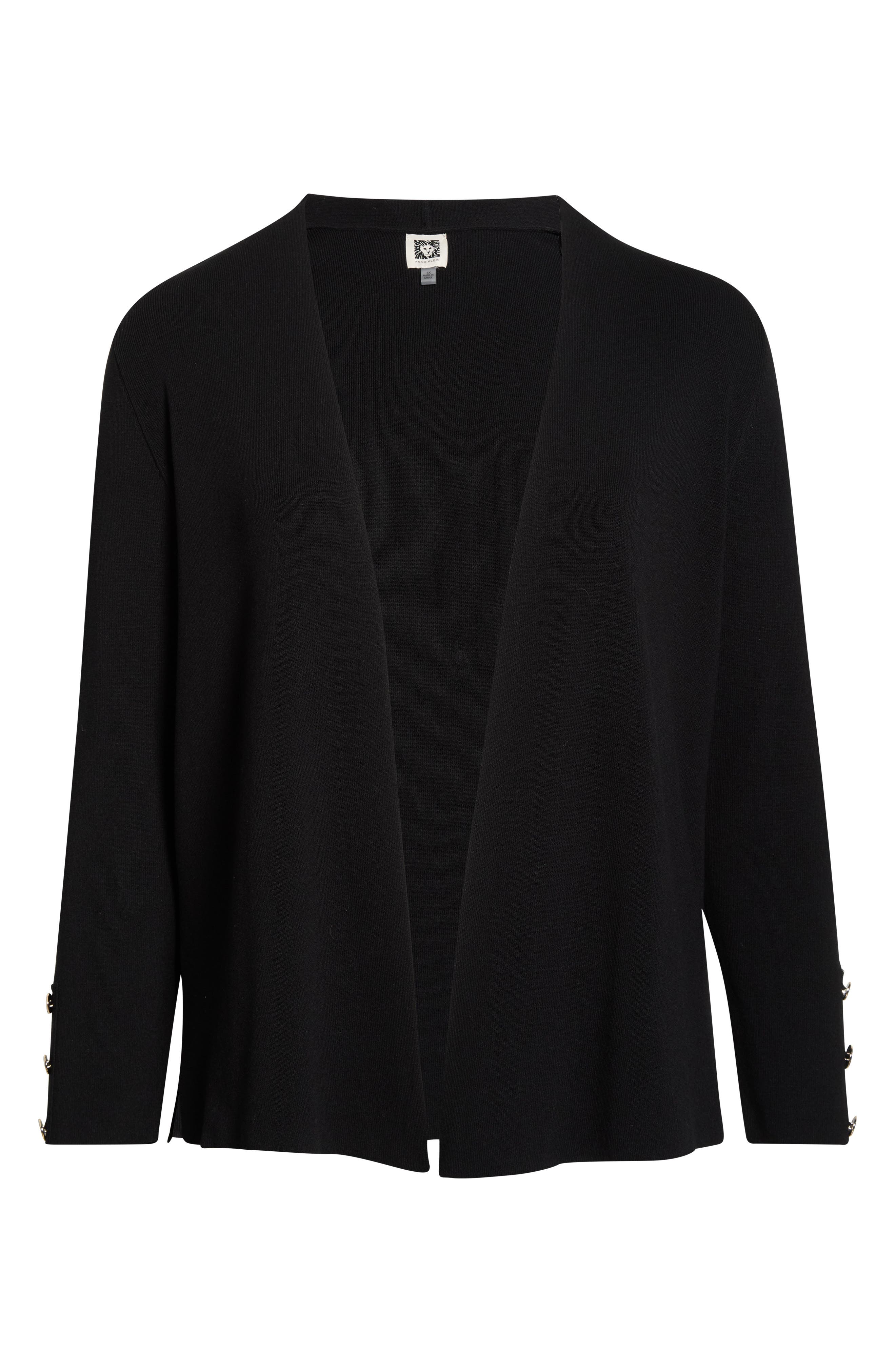 AK ANNE KLEIN Open Front Cardigan (Women) | Nordstrom