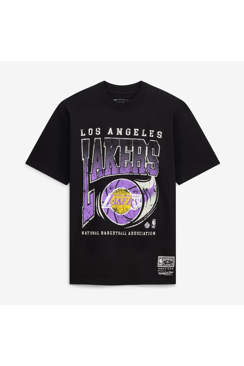 Men's Mitchell & Ness  Black Los Angeles Lakers Ball Out T-Shirt, Main, color, Black