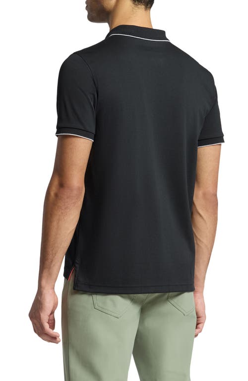 Psycho Bunny Bryce Performance Polo In Black