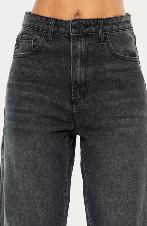 Kancan Ivy Ultra High Rise Balloon Fit Jeans In Gray