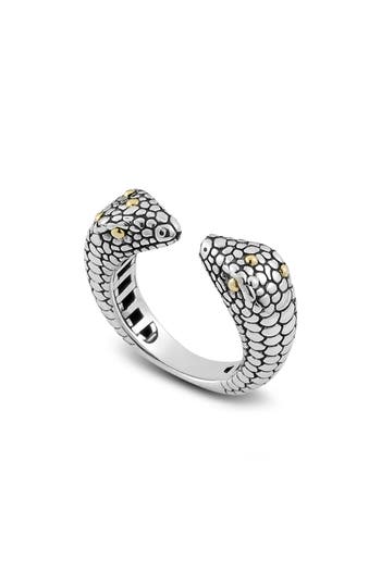 Samuel B. Snake Head Ring In Multi