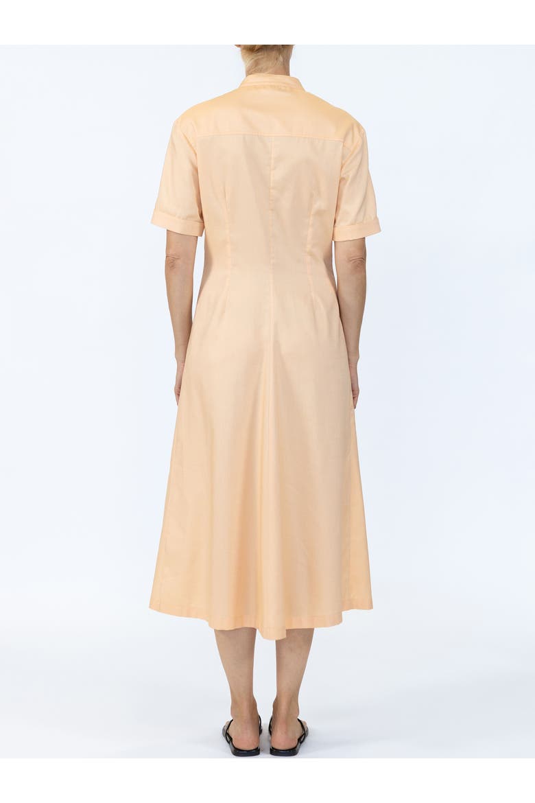 Noor Short sleeve shirtdress Oxford, Alternate, color, Pale Orange