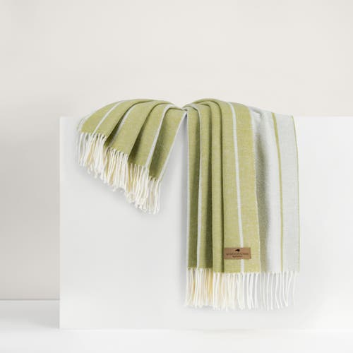 Lands Downunder Fiji Stripe Throw In Green