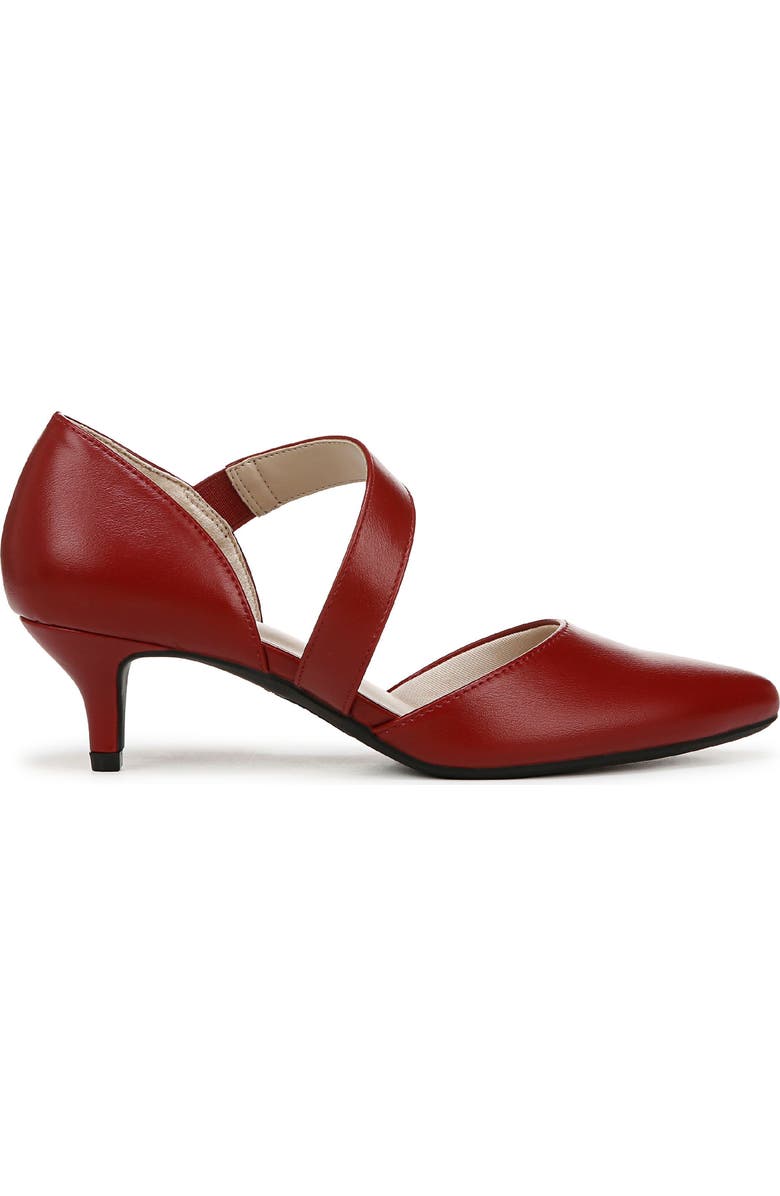 LifeStride Mika Pointed Toe Pump, Alternate, color, Dark Red
