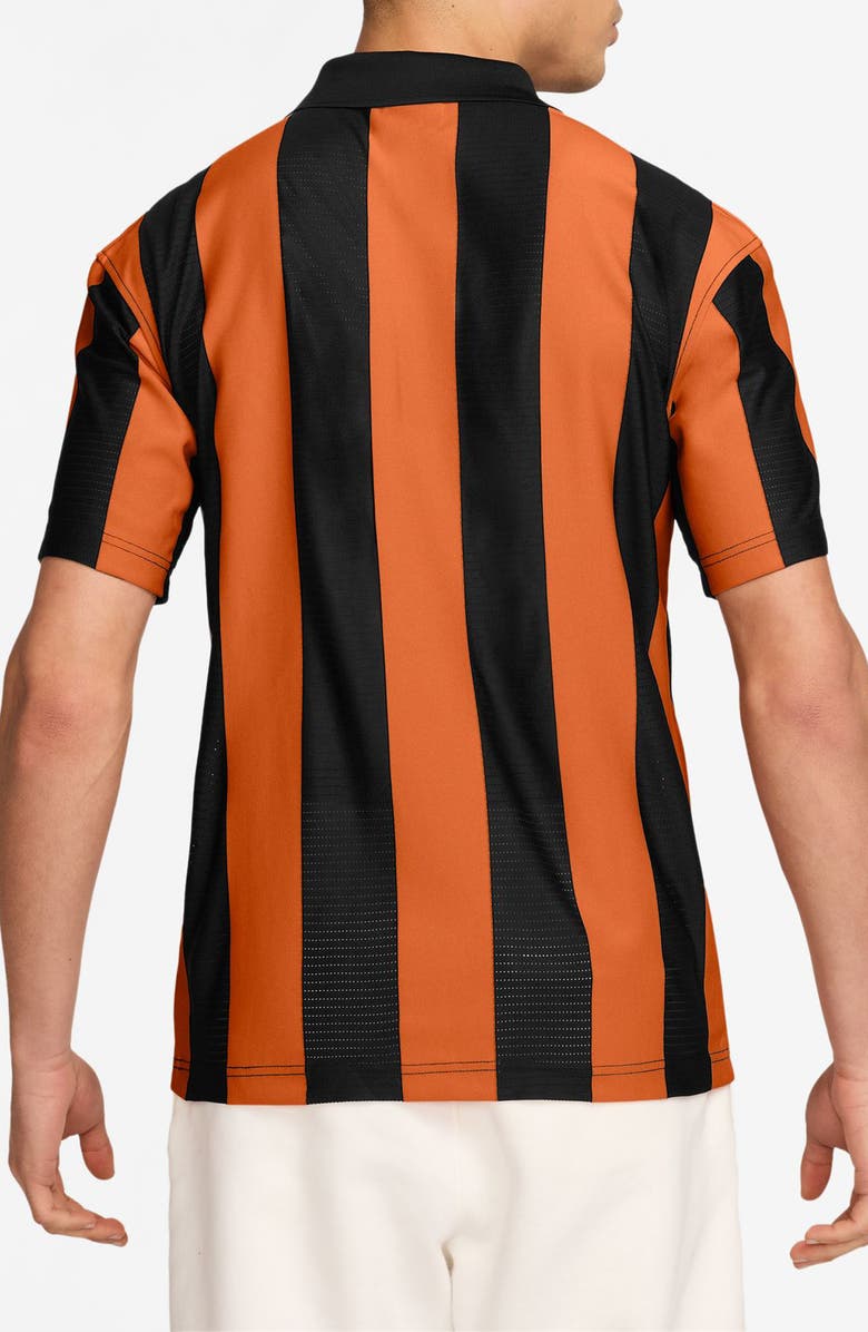 Jordan Brooklyn Collegiate Stripe Goalie Top, Alternate, color, Black/ Starfish/ Sail