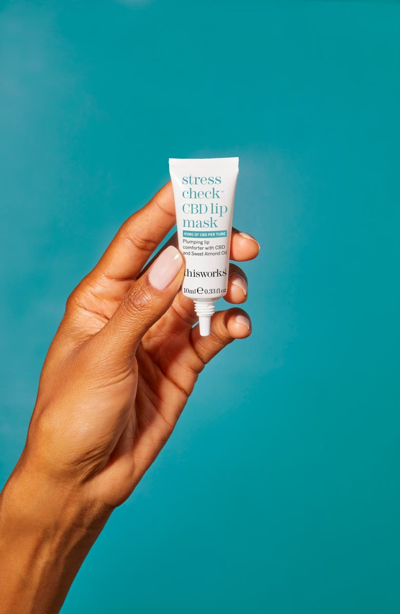 thisworks<sup>®</sup> Stress Check<sup>™</sup> CBD Lip Mask Plumping Lip Balm, Alternate, color,
