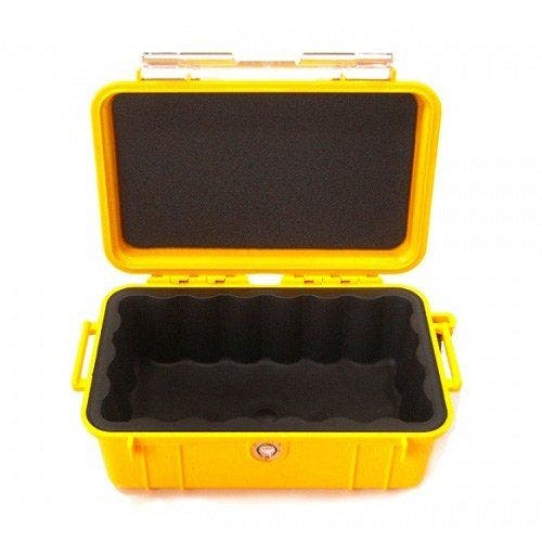 Pelican 1050 Micro Case for iPhone, Cell Phone, GoPro, Camera, and More, Alternate, color, Black/Clear