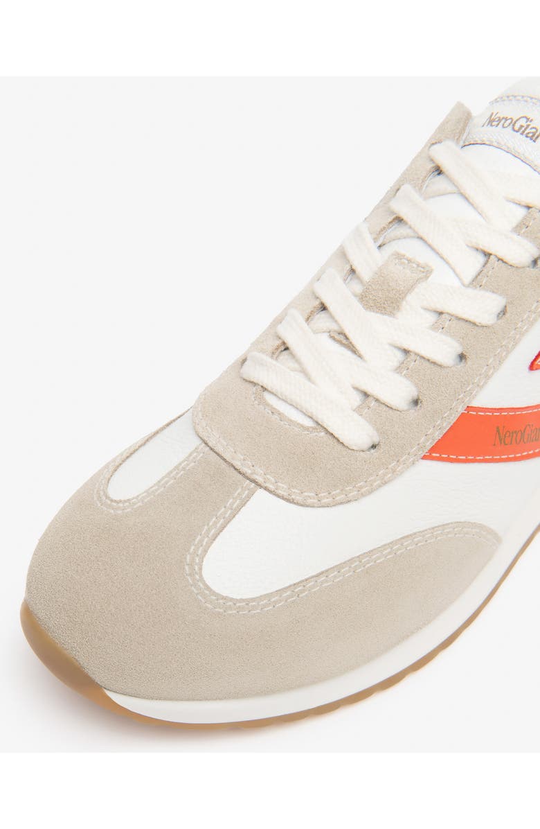 NeroGiardini Low Top Retro Sneaker, Alternate, color, White Multi