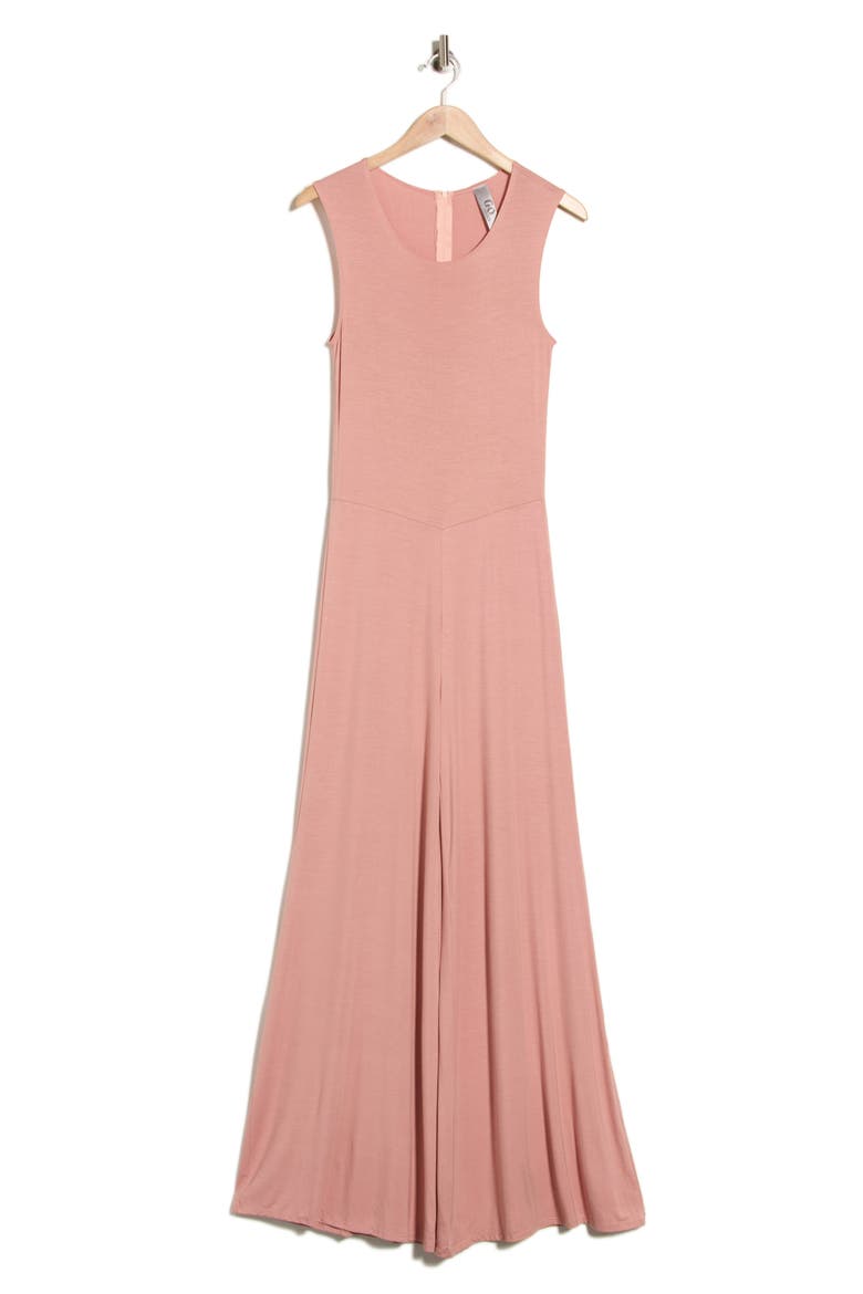 Sleeveless Wide Leg Jumpsuit, Alternate, color, DARK MAUVE