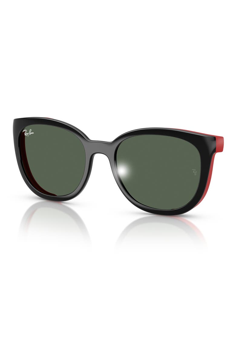 Kids' 45mm Phantos Optical Glasses & Clip-On Sunglasses, Alternate, color, DARK GREEN