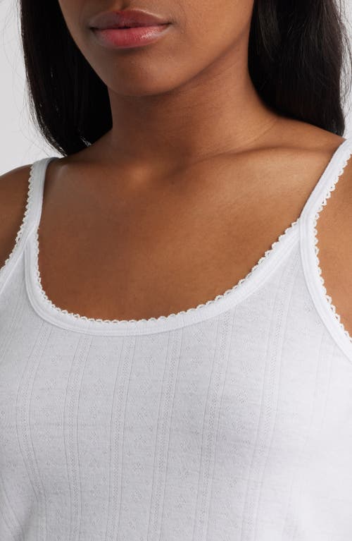 Open Edit Pointelle Knit Short Pajamas