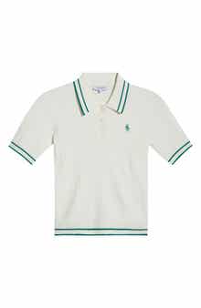 Sporty & Rich Mini Cable Polo Top