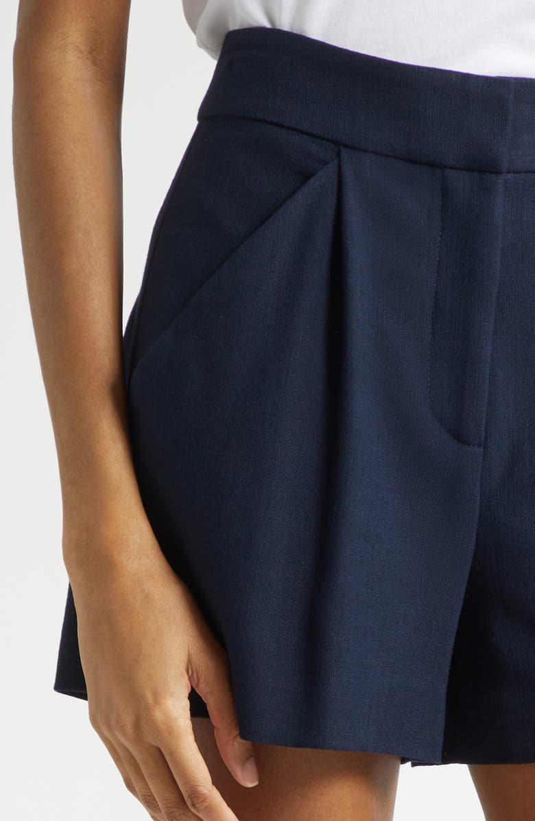 Veronica Beard Marbeau Shorts, Alternate, color, Navy