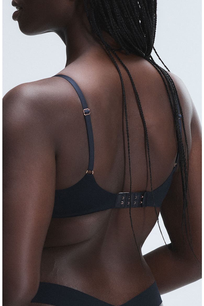 Soft N' Savage Padded Demi Bra, Alternate, color, BLACK CAVIAR