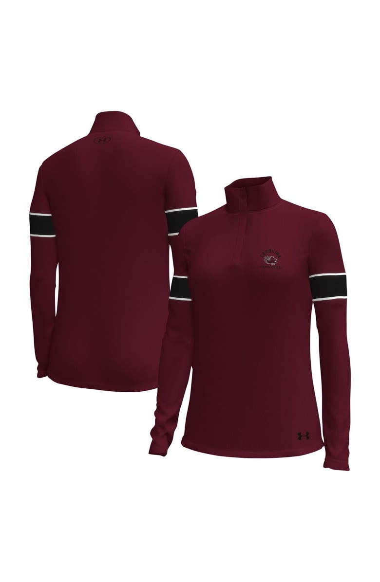 Under Armour Women's Under Armour Garnet South Carolina Gamecocks Gameday Challenger Quarter-Zip Top, Main, color,