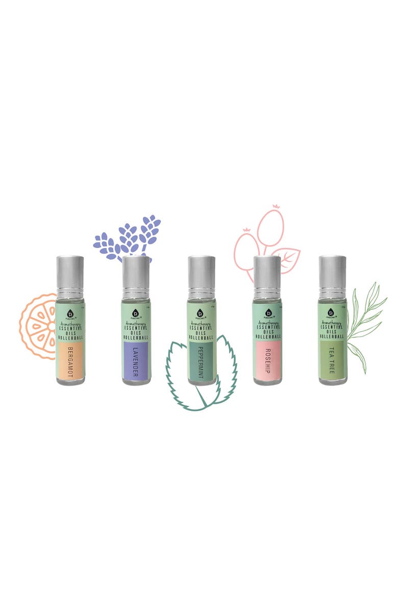 Aromatherapy Essential Oils Rollerballs, Alternate, color, Multicolor