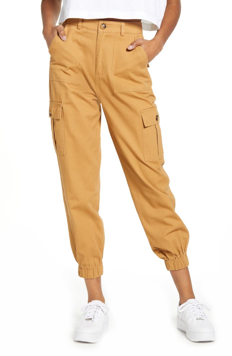 Know One Cares Cotton Cargo Jogger Pants, Main, color, 