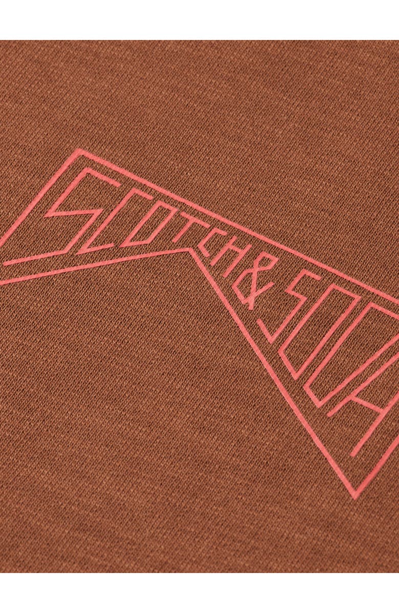 Scotch & Soda Logo Graphic Crewneck Sweatshirt, Alternate, color, Soft Silt