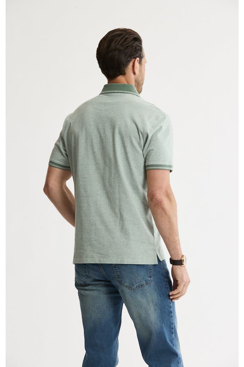 Luxe Brushed Knit Polo, Alternate, color, Green