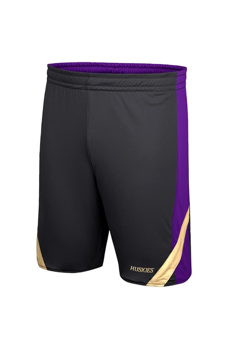 COLOSSEUM Men's Colosseum Purple/Black Washington Huskies Am I Wrong Reversible Shorts, Alternate, color,