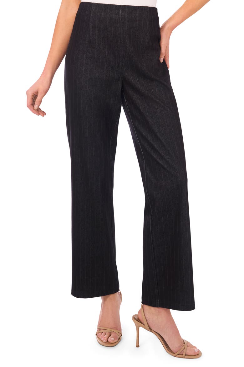 Straight Leg Ponte Pants, Main, color, CHARCOAL