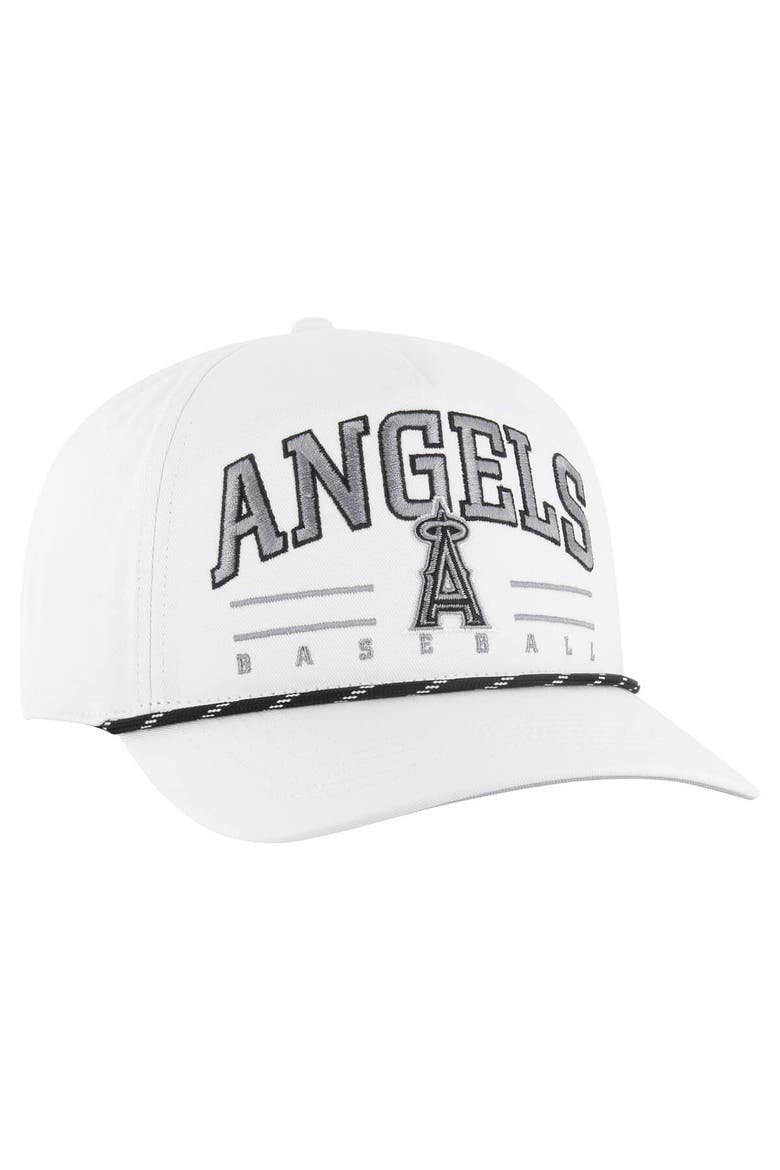 Men's '47 White Los Angeles Angels Roscoe Speckle Hitch Adjustable Hat, Alternate, color, White