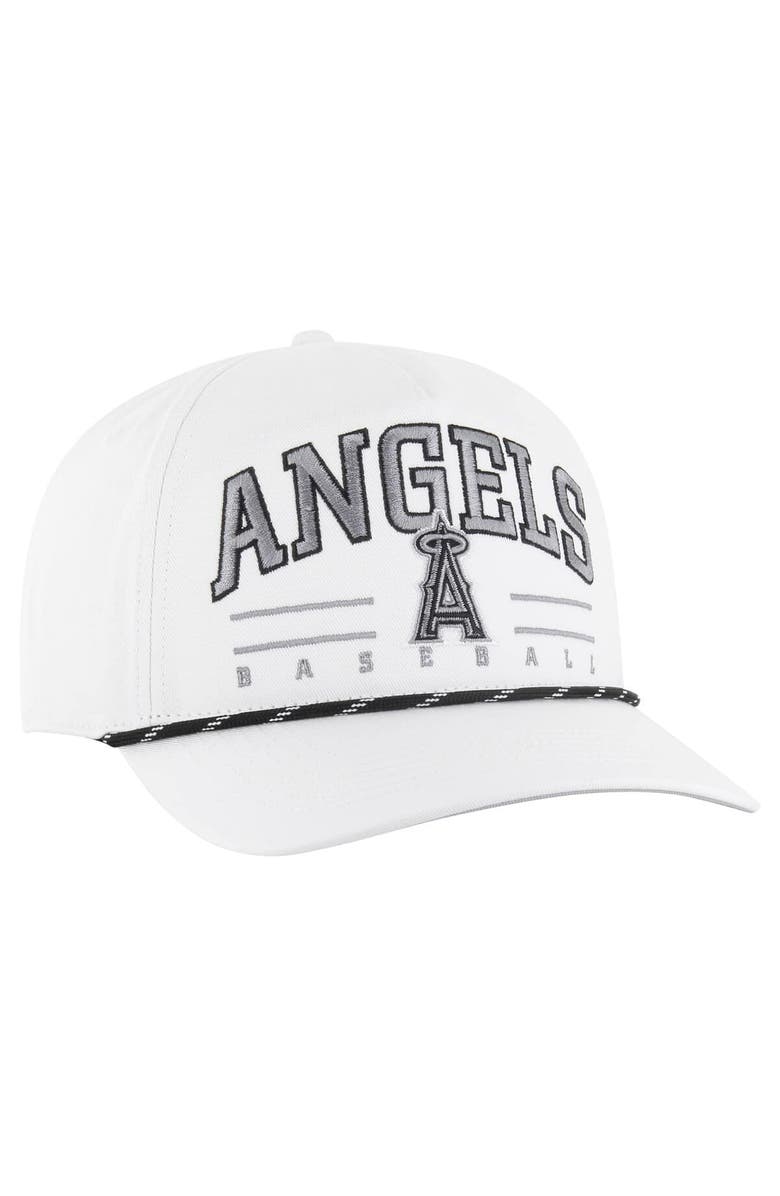 '47 Men's '47 White Los Angeles Angels Roscoe Speckle Hitch Adjustable Hat, Alternate, color, White