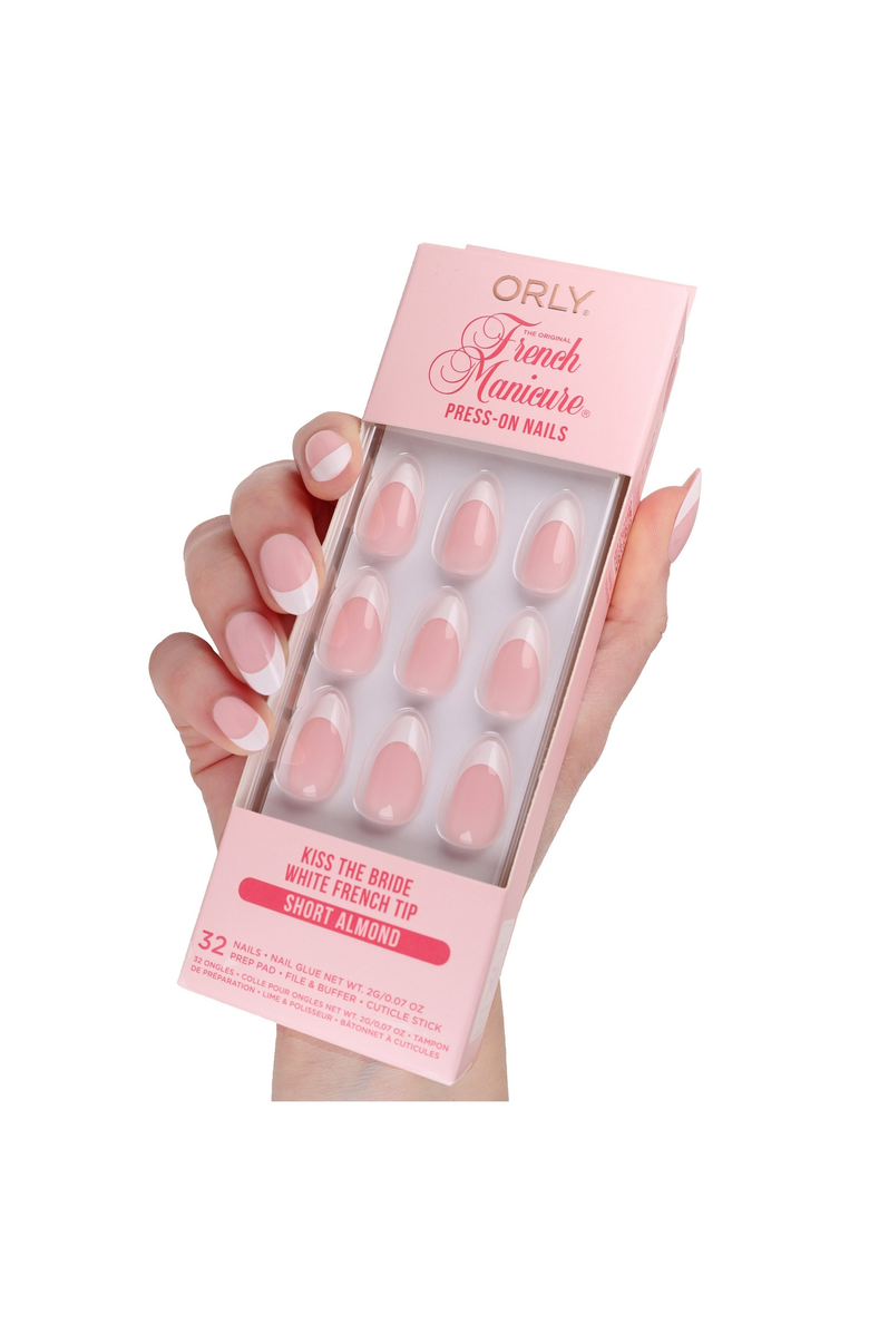 ORLY Kiss The Bride Press-On Nails, Alternate, color, French Tip