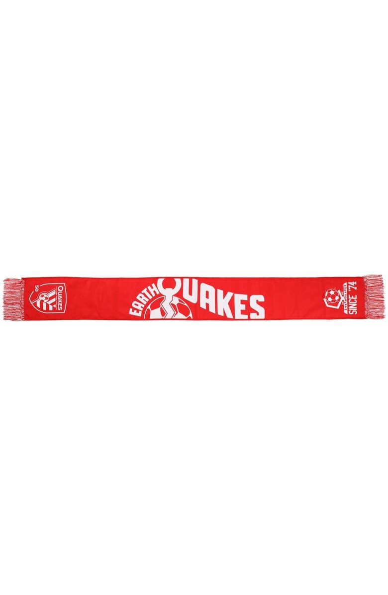 RUFFNECK SCARVES Red San Jose Earthquakes Jersey Hook Scarf, Alternate, color, 