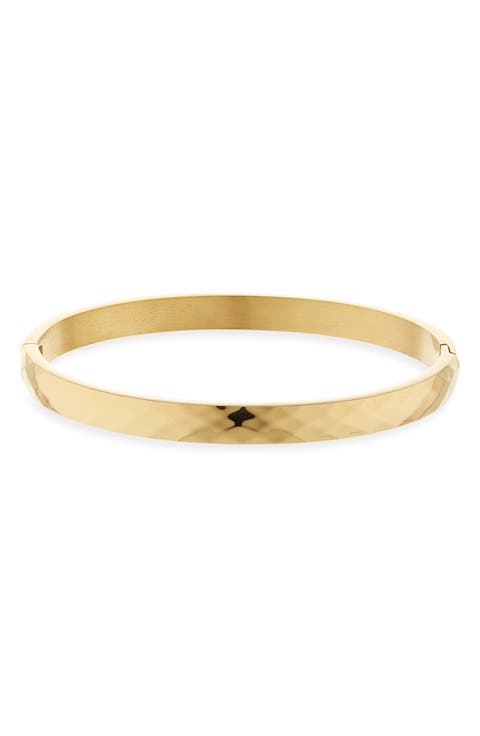 Verlyn Hammered Bangle Bracelet