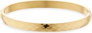 Sterling Forever Verlyn Hammered Bangle Bracelet