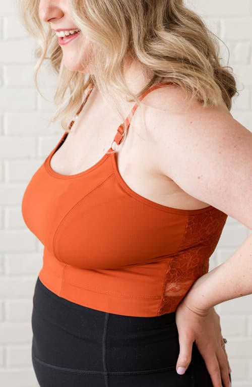 Davin & Adley Amelia Pumping And Nursing Crop Cami In Brown