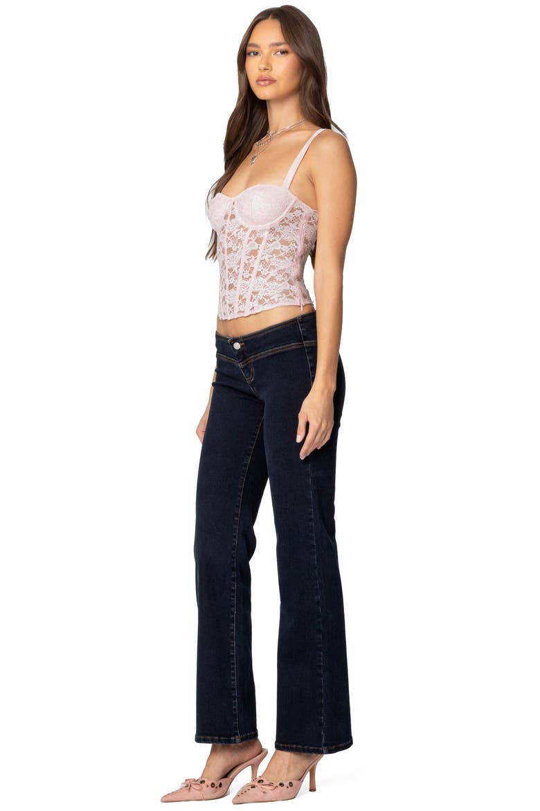 Drew Lace Corset Top, Alternate, color, LIGHT-PINK