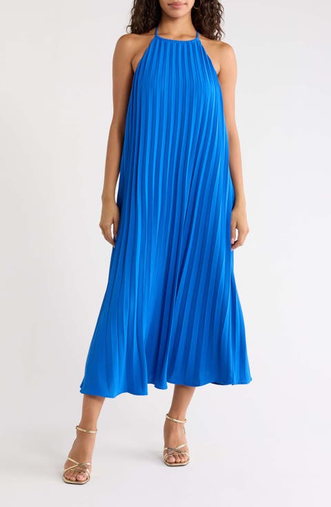 Wenden Pleated Sleeveless Dress