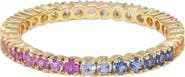 Sethi Couture Rainbow Sapphire Ring