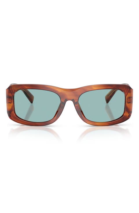 57mm Rectangular Sunglasses